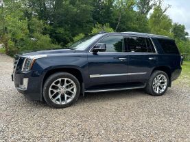 2017 CADILLAC ESCALADE SUV V8, 6.2 LITER LUXURY SPORT UTILITY 4D at T&T Repairables - used car dealership in Spencer, Indiana.