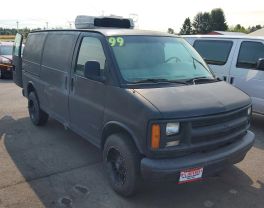 1999 CHEVROLET EXPRESS 2500 CARGO CARGO V8, 5.7 LITER VAN