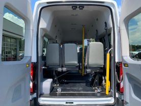2017 FORD TRANSIT 350 HIGH ROOF 148'' WB 9 PASSENGER VAN WITH 800 LBS WHEELCHAIR LIFT PASSENGER VANS V6, 3.7 LITER XL W/HIGH ROOF W/SLIDING SIDE DOOR VAN 3D - Eddies Auto Sales