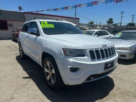 2014 JEEP GRAND CHEROKEE SUV V6, FLEX FUEL, 3.6 LITER OVERLAND SPORT UTILITY 4D