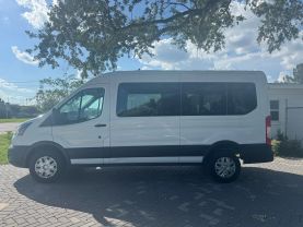 2021 FORD TRANSIT 350 PASSENGER VAN PASSENGER V6, ECOBOOST, TWIN TURBO, 3.5 LITER XL W/MEDIUM ROOF VAN 3D