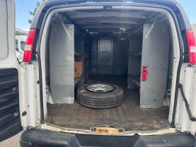 2019 CHEVROLET EXPRESS 3500 CARGO CARGO V8, FLEX FUEL, 6.0 LITER EXTENDED VAN 3D