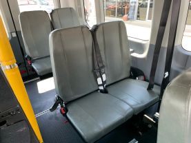 2017 FORD TRANSIT 350 HIGH ROOF 148'' WB 9 PASSENGER VAN WITH 800 LBS WHEELCHAIR LIFT PASSENGER VANS V6, 3.7 LITER XL W/HIGH ROOF W/SLIDING SIDE DOOR VAN 3D - Eddies Auto Sales