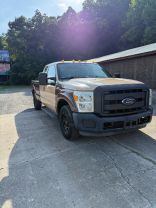 2014 FORD F350 SUPER DUTY SUPER CAB PICKUP V8, FLEX FUEL, 6.2 LITER XL PICKUP 4D 8 FT