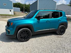 2022 JEEP RENEGADE SUV 4-CYL, MULTIAIR, TURBO, 1.3 LITER ALTITUDE SPORT UTILITY 4D at T&T Repairables - used car dealership in Spencer, Indiana.