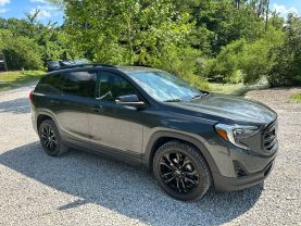 2021 GMC TERRAIN SUV 4-CYL, TURBO, 1.5 LITER SLT SPORT UTILITY 4D at T&T Repairables - used car dealership in Spencer, Indiana.