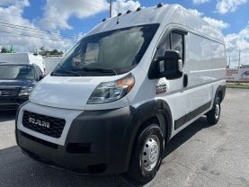 2019 RAM PROMASTER CARGO VAN CARGO V6, VVT, 3.6 LITER 1500 HIGH ROOF VAN 3D