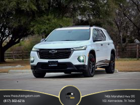 2022 CHEVROLET TRAVERSE SUV V6, 3.6 LITER PREMIER SPORT UTILITY 4D