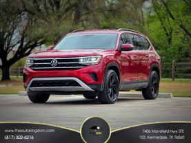 2022 VOLKSWAGEN ATLAS SUV V6, 3.6 LITER SE W/TECH PKG SPORT UTILITY 4D
