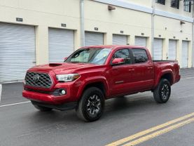 2021 TOYOTA TACOMA DOUBLE CAB PICKUP RED AUTOMATIC - Iron Cars Inc