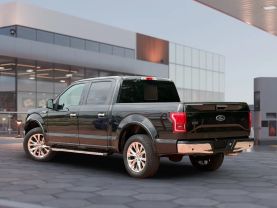 2016 FORD F150 SUPERCREW CAB PICKUP V8, FLEX FUEL, 5.0 LITER LARIAT PICKUP 4D 5 1/2 FT