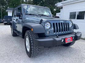 2015 JEEP WRANGLER SUV V6, 3.6 LITER UNLIMITED SPORT S SUV 4D