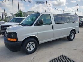 2017 CHEVROLET EXPRESS 2500 PASSENGER PASSENGER V8, FLEX FUEL, 6.0 LITER LS VAN 3D at Motors On Wheels - used car dealership in Houston, Texas.