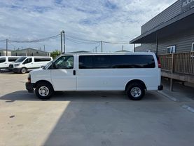 2018 CHEVROLET EXPRESS 3500 PASSENGER PASSENGER V8, FLEX FUEL, 6.0 LITER LS EXTENDED VAN 3D at Motors On Wheels - used car dealership in Houston, Texas.