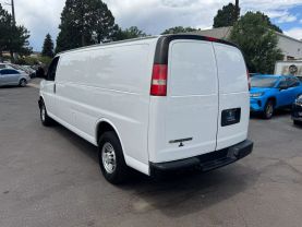 2017 CHEVROLET EXPRESS 3500 CARGO CARGO V8, FLEX FUEL, 6.0 LITER EXTENDED VAN 3D