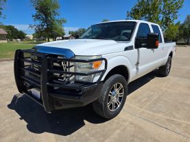 2011 FORD F250 SUPER DUTY CREW CAB PICKUP V8, TURBO DIESEL, 6.7L LARIAT PICKUP 4D 6 3/4 FT