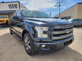 2015 FORD F150 SUPERCREW CAB PICKUP V6, ECOBOOST, TT, 3.5L LARIAT PICKUP 4D 5 1/2 FT