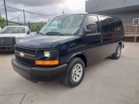 2014 CHEVROLET EXPRESS 1500 PASSENGER PASSENGER V8, FLEX FUEL, 5.3 LITER LS VAN 3D at Motors On Wheels - used car dealership in Houston, Texas.