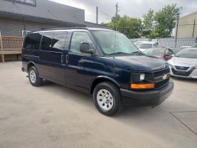 2014 CHEVROLET EXPRESS 1500 PASSENGER PASSENGER V8, FLEX FUEL, 5.3 LITER LS VAN 3D at Motors On Wheels - used car dealership in Houston, Texas.