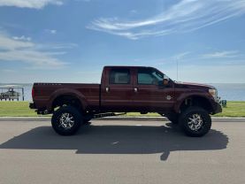 2015 FORD F350 SUPER DUTY CREW CAB PICKUP V8, TURBO DIESEL, 6.7L PLATINUM PICKUP 4D 6 3/4 FT