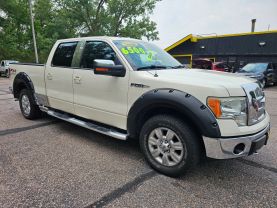 2009 FORD F150 SUPERCREW CAB PICKUP V8, 5.4 LITER LARIAT PICKUP 4D 5 1/2 FT