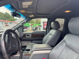 2013 FORD F150 SUPER CAB PICKUP V8, FLEX FUEL, 5.0 LITER LARIAT PICKUP 4D 6 1/2 FT