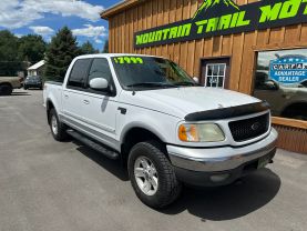 2002 FORD F150 SUPERCREW CAB PICKUP V8, 5.4 LITER SHORT BED 4D