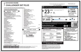 2017 DODGE CHALLENGER COUPE V6, 3.6 LITER SXT PLUS COUPE 2D