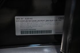 2015 AUDI A8 SEDAN V6, SUPERCHARGED, 3.0 LITER L 3.0T SEDAN 4D
