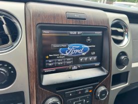 2013 FORD F150 SUPER CAB PICKUP V8, FLEX FUEL, 5.0 LITER LARIAT PICKUP 4D 6 1/2 FT