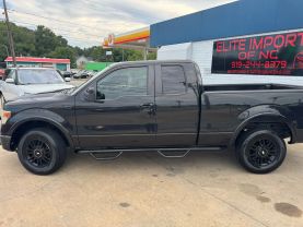 2013 FORD F150 SUPER CAB PICKUP V8, FLEX FUEL, 5.0 LITER LARIAT PICKUP 4D 6 1/2 FT