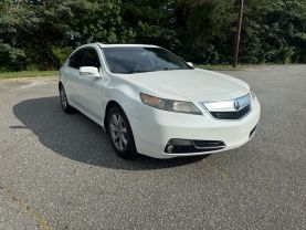 2013 ACURA TL SEDAN WHITE AUTOMATIC - Auto Solutions of Greensboro LLC, NC, 36.05701, -79.84368