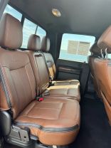 2015 FORD F350 SUPER DUTY CREW CAB PICKUP V8, TURBO DIESEL, 6.7L PLATINUM PICKUP 4D 6 3/4 FT