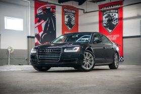 2015 AUDI A8 SEDAN V6, SUPERCHARGED, 3.0 LITER L 3.0T SEDAN 4D