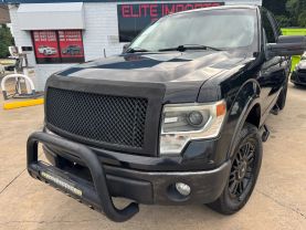 2013 FORD F150 SUPER CAB PICKUP V8, FLEX FUEL, 5.0 LITER LARIAT PICKUP 4D 6 1/2 FT