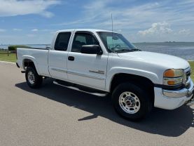 2003 GMC SIERRA 2500 HD EXTENDED CAB PICKUP V8, TURBO DIESEL, 6.6L SLE PICKUP 4D 6 1/2 FT