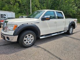 2009 FORD F150 SUPERCREW CAB PICKUP V8, 5.4 LITER LARIAT PICKUP 4D 5 1/2 FT
