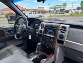 2013 FORD F150 SUPER CAB PICKUP V8, FLEX FUEL, 5.0 LITER LARIAT PICKUP 4D 6 1/2 FT