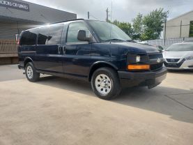 2014 CHEVROLET EXPRESS 1500 PASSENGER PASSENGER V8, FLEX FUEL, 5.3 LITER LS VAN 3D at Motors On Wheels - used car dealership in Houston, Texas.