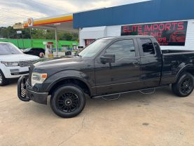 2013 FORD F150 SUPER CAB PICKUP V8, FLEX FUEL, 5.0 LITER LARIAT PICKUP 4D 6 1/2 FT