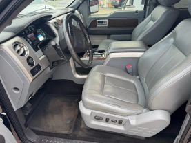 2013 FORD F150 SUPER CAB PICKUP V8, FLEX FUEL, 5.0 LITER LARIAT PICKUP 4D 6 1/2 FT