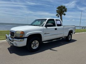 2003 GMC SIERRA 2500 HD EXTENDED CAB PICKUP V8, TURBO DIESEL, 6.6L SLE PICKUP 4D 6 1/2 FT