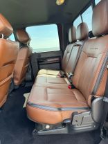2015 FORD F350 SUPER DUTY CREW CAB PICKUP V8, TURBO DIESEL, 6.7L PLATINUM PICKUP 4D 6 3/4 FT