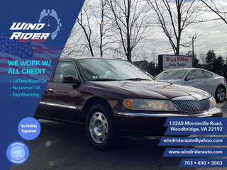 2001 LINCOLN CONTINENTAL SEDAN 4D at Wind Rider Auto Outlet in Woodbridge, VA, 38.6581722,-77.2497049