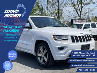 2014 JEEP GRAND CHEROKEE OVERLAND SPORT UTILITY 4D at Wind Rider Auto Outlet in Woodbridge, VA, 38.6581722,-77.2497049