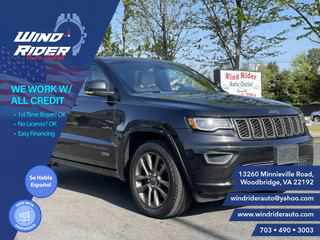 2016 JEEP GRAND CHEROKEE LIMITED 75TH ANNIVERSARY EDITION SPORT UTILITY 4D at Wind Rider Auto Outlet in Woodbridge, VA, 38.6581722,-77.2497049