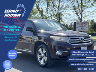 2011 TOYOTA HIGHLANDER LIMITED SPORT UTILITY 4D at Wind Rider Auto Outlet in Woodbridge, VA, 38.6581722,-77.2497049