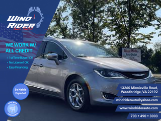 2018 CHRYSLER PACIFICA LIMITED MINIVAN 4D at Wind Rider Auto Outlet in Woodbridge, VA, 38.6581722,-77.2497049