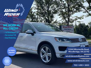 2017 VOLKSWAGEN TOUAREG V6 EXECUTIVE SPORT UTILITY 4D at Wind Rider Auto Outlet in Woodbridge, VA, 38.6581722,-77.2497049