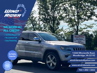 2014 JEEP GRAND CHEROKEE LIMITED SPORT UTILITY 4D at Wind Rider Auto Outlet in Woodbridge, VA, 38.6581722,-77.2497049